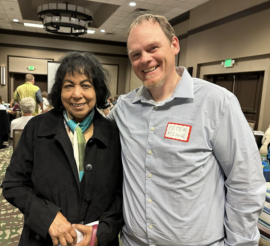 Peter Minor with Dr. Devi S. Nambudripad
